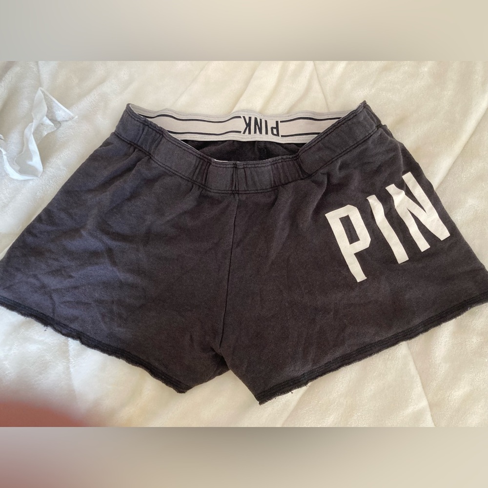 Victoria’s Secret PINK Sleep Boxy Short Black PINK Print